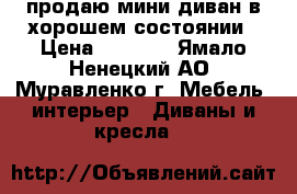 продаю мини диван в хорошем состоянии › Цена ­ 4 300 - Ямало-Ненецкий АО, Муравленко г. Мебель, интерьер » Диваны и кресла   